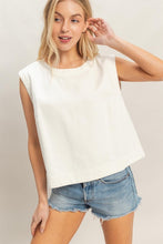 Load image into Gallery viewer, Boxline Denim Top