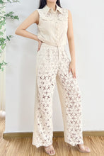 Load image into Gallery viewer, Linen Lace Vest