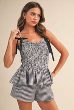 Load image into Gallery viewer, Midnight Gingham Set
