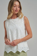 Load image into Gallery viewer, Magnolia Eyelet Top