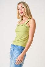 Load image into Gallery viewer, Pistachio Ruffle Tank