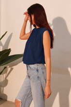 Load image into Gallery viewer, Indigo Balloon Top