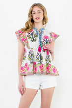 Load image into Gallery viewer, Fuchsia Flair Top