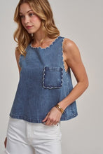 Load image into Gallery viewer, Tidepool Denim Top