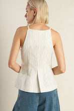 Load image into Gallery viewer, Saville Stripe Vest