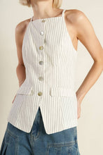 Load image into Gallery viewer, Saville Stripe Vest