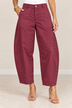 Load image into Gallery viewer, Sangria Stud Pants