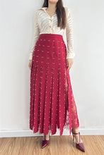 Load image into Gallery viewer, Gilded Lace Maxi Skirt