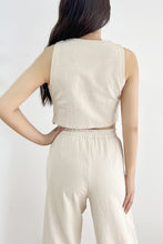 Load image into Gallery viewer, Linen Lace Vest