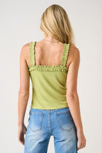 Load image into Gallery viewer, Pistachio Ruffle Tank