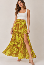 Load image into Gallery viewer, Lime Jungle Skirt