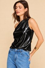 Load image into Gallery viewer, Black Liquid Metal Top