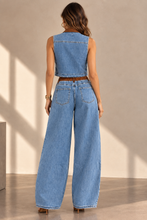 Load image into Gallery viewer, Denim Wildflower Set