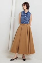 Load image into Gallery viewer, Caramel Circle Skirt