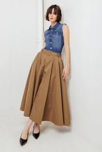 Load image into Gallery viewer, Caramel Circle Skirt