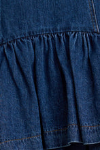 Load image into Gallery viewer, Denim Cascade Maxi Skirt