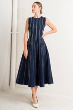 Load image into Gallery viewer, Navy Sculpt Midi