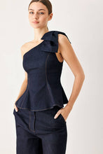 Load image into Gallery viewer, Denim Knockout Top