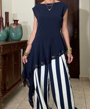 Load image into Gallery viewer, Blueberry Lace Tunic