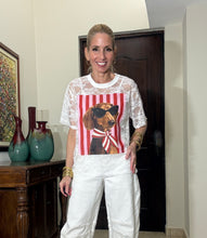 Load image into Gallery viewer, Dottie Diva Lace Tee