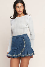Load image into Gallery viewer, Denim Playdate Skort