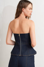 Load image into Gallery viewer, Denim Sculp Top