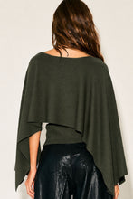 Load image into Gallery viewer, Olive Cape Remix Top