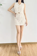 Load image into Gallery viewer, Linen Lace Vest