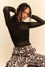 Load image into Gallery viewer, Mesh Tease Top