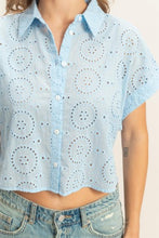 Load image into Gallery viewer, Solara Eyelet Top