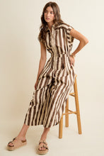 Load image into Gallery viewer, Chocolatina Stripe Jumpsuit