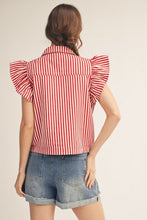 Load image into Gallery viewer, Cherry Stripe Vest
