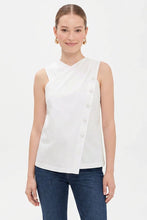 Load image into Gallery viewer, White Asymmetry Top
