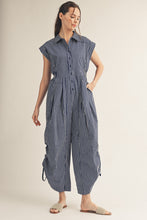 Load image into Gallery viewer, Mediterranean Stripe Jumpsuit