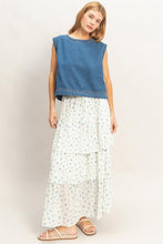 Load image into Gallery viewer, Boxline Denim Top