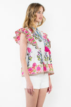 Load image into Gallery viewer, Fuchsia Flair Top