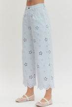 Load image into Gallery viewer, Daisy Sky Eyelet Pant