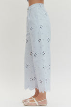Load image into Gallery viewer, Daisy Sky Eyelet Pant