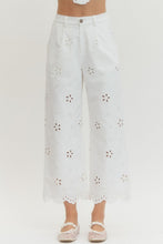 Load image into Gallery viewer, Daisy Pearl Eyelet Pant
