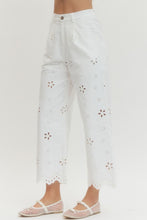 Load image into Gallery viewer, Daisy Pearl Eyelet Pant