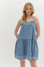 Load image into Gallery viewer, Denim Quiltie Dress
