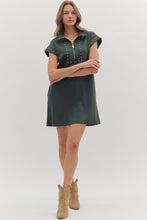 Load image into Gallery viewer, Gilded Zip Dress