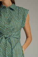 Load image into Gallery viewer, Greenline Tie Dress