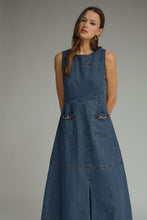 Load image into Gallery viewer, Horsebit Denim Midi
