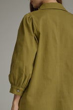 Load image into Gallery viewer, Utility Olive Dress
