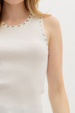 Load image into Gallery viewer, Silver Stud Rib