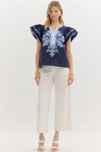 Load image into Gallery viewer, Indigo Palm Top