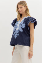 Load image into Gallery viewer, Indigo Palm Top