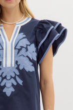 Load image into Gallery viewer, Indigo Palm Top