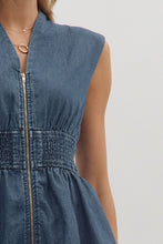 Load image into Gallery viewer, Zipline Denim Top